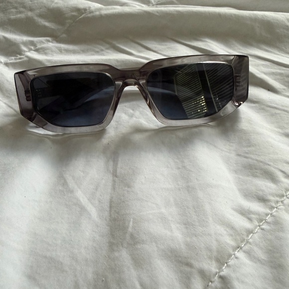 Prada Accessories - Prada Brown Translucent Sunglass Temples - Brown Accents